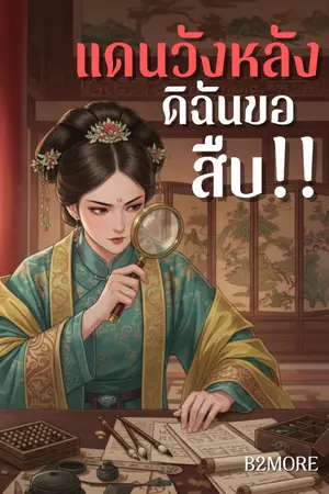 ปกนิยาย แดนวังหลัง ดิฉันขอสืบ