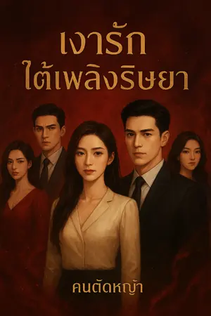 ปกนิยาย เงารักใต้เพลิงริษยา