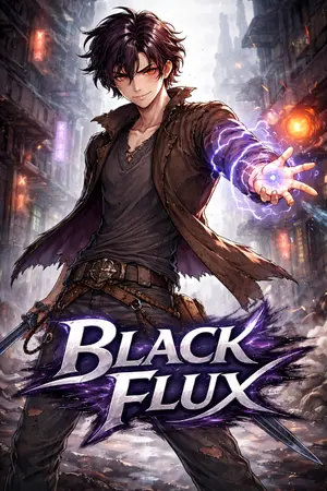 ปกนิยาย BlackFlux ถ้าโลกนี้มันโหดร้าย งั้นขอทำลายมันให้สิ้นซากก็แล้วกัน