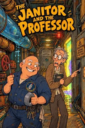 ปกนิยาย THE JANITOR AND THE PROFESSOR