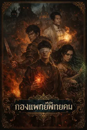 ปกนิยาย กองแพทยพิทยาคม เปิดสงครามตำนานไสยเวทย์