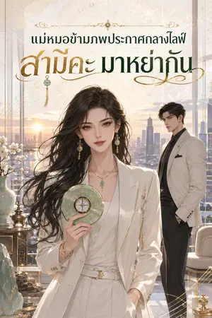 ปกนิยาย แม่หมอข้ามภพประกาศกลางไลฟ์ สามีคะ มาหย่ากัน