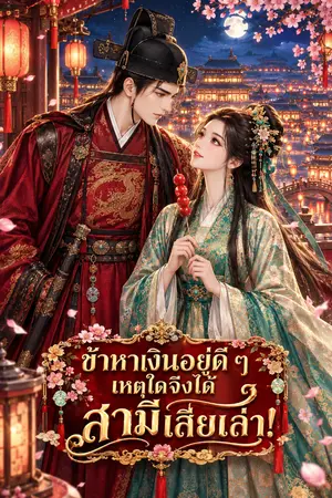 ปกนิยาย ข้าหาเงินอยู่ดี ๆ เหตุใดจึงได้สามีเสียเล่า!