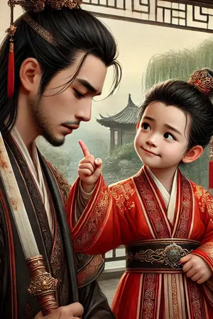 ปกนิยาย ท่านพ่อ... เลิกซื้อดาบตำนานเถอะขอรับ ข้าวสารจะหมดโอ่งแล้ว!