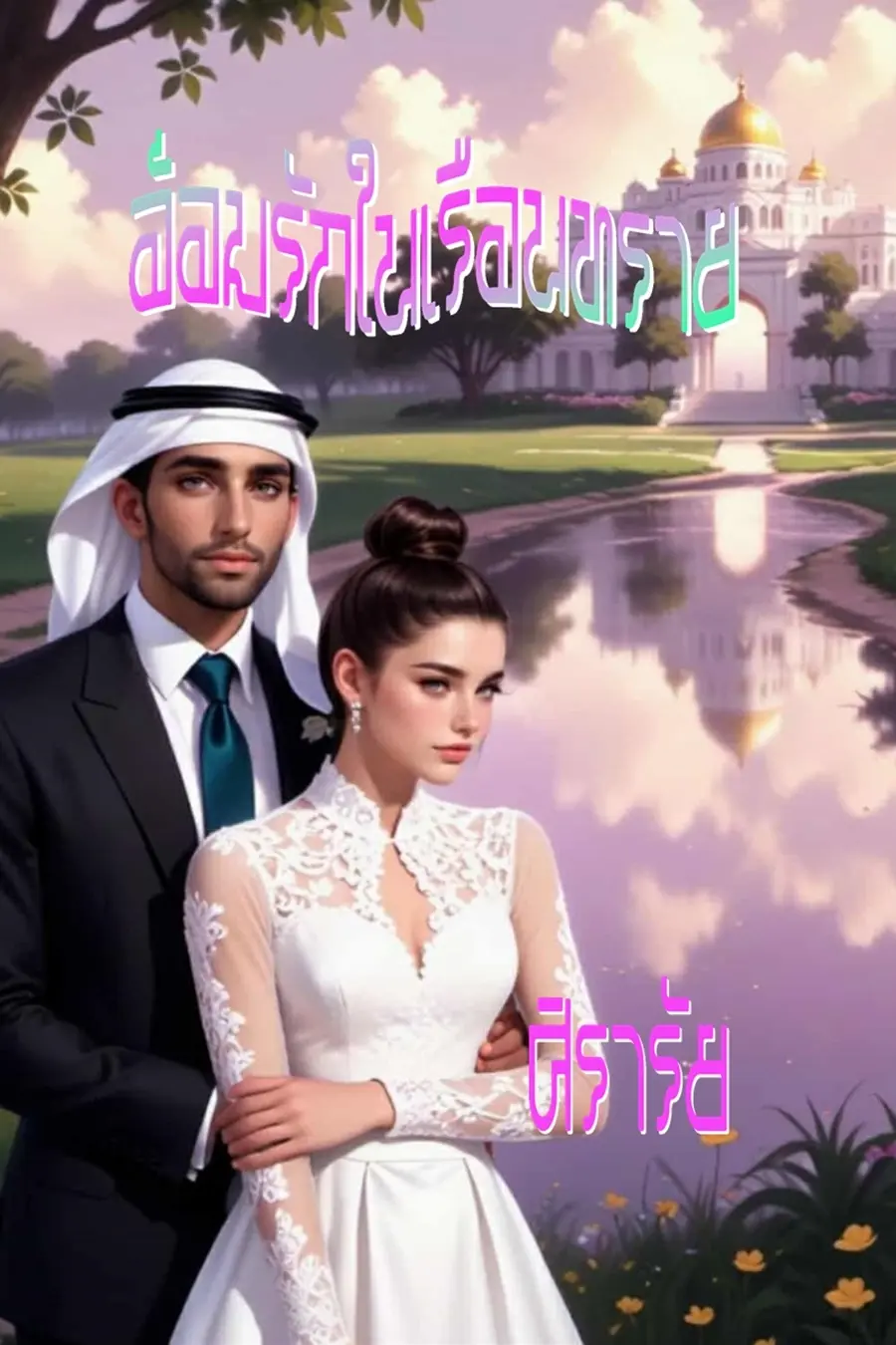 ปกนิยาย อ้อมรักในเรือนทราย