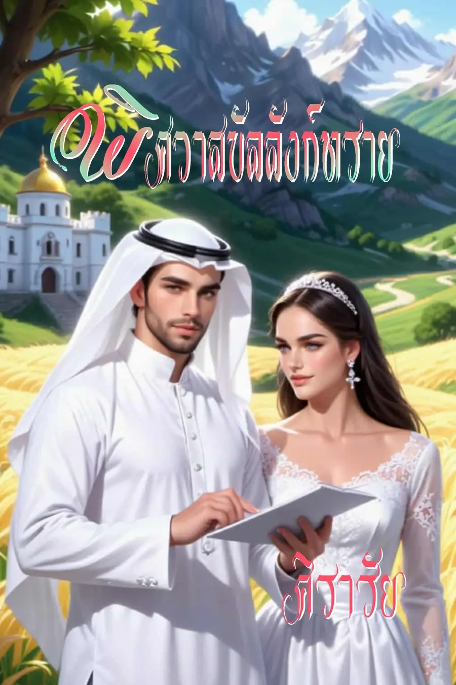 ปกนิยาย พิศวาสบัลลังก์ทราย