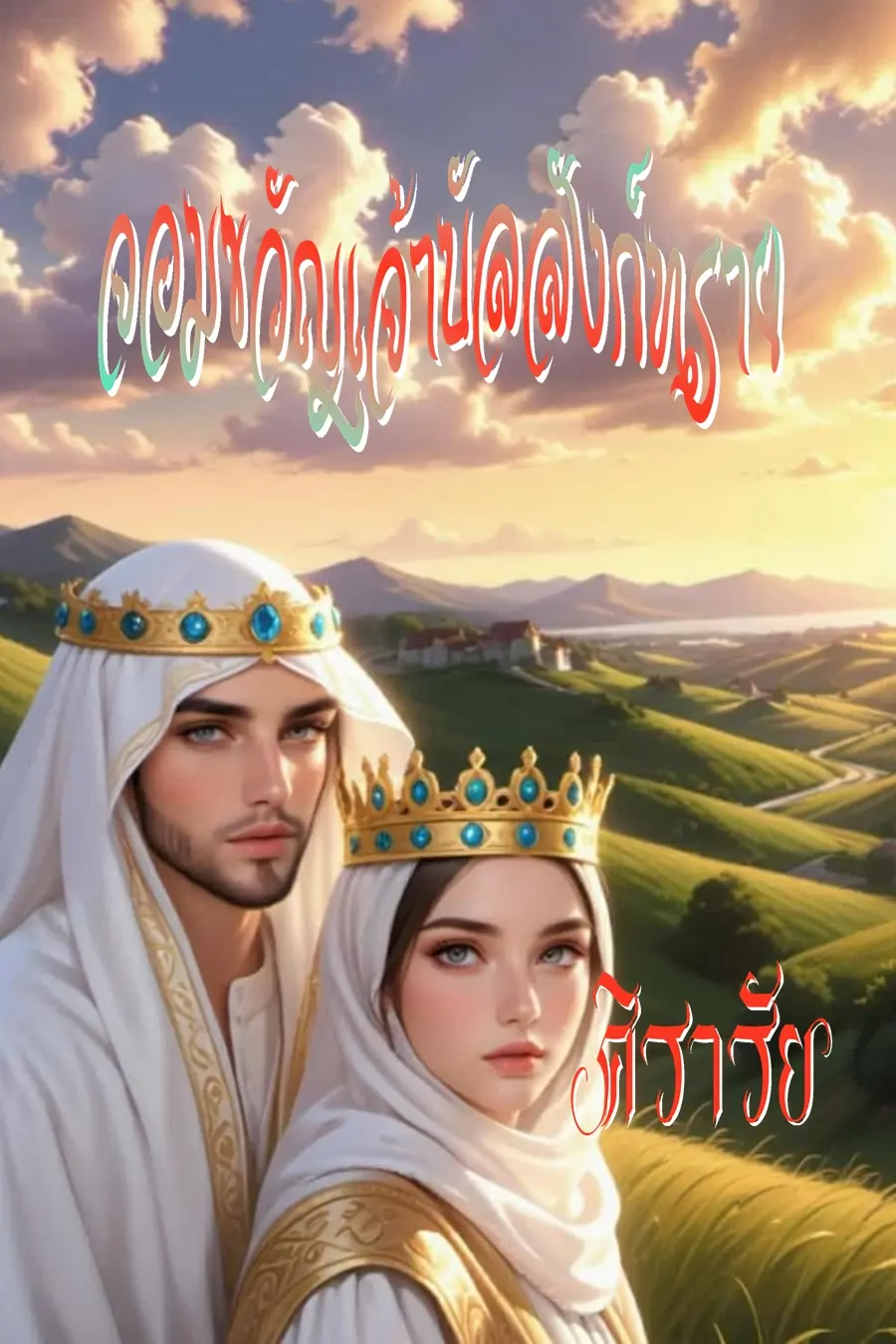 ปกนิยาย จอมขวัญเจ้าบัลลังก์ทราย