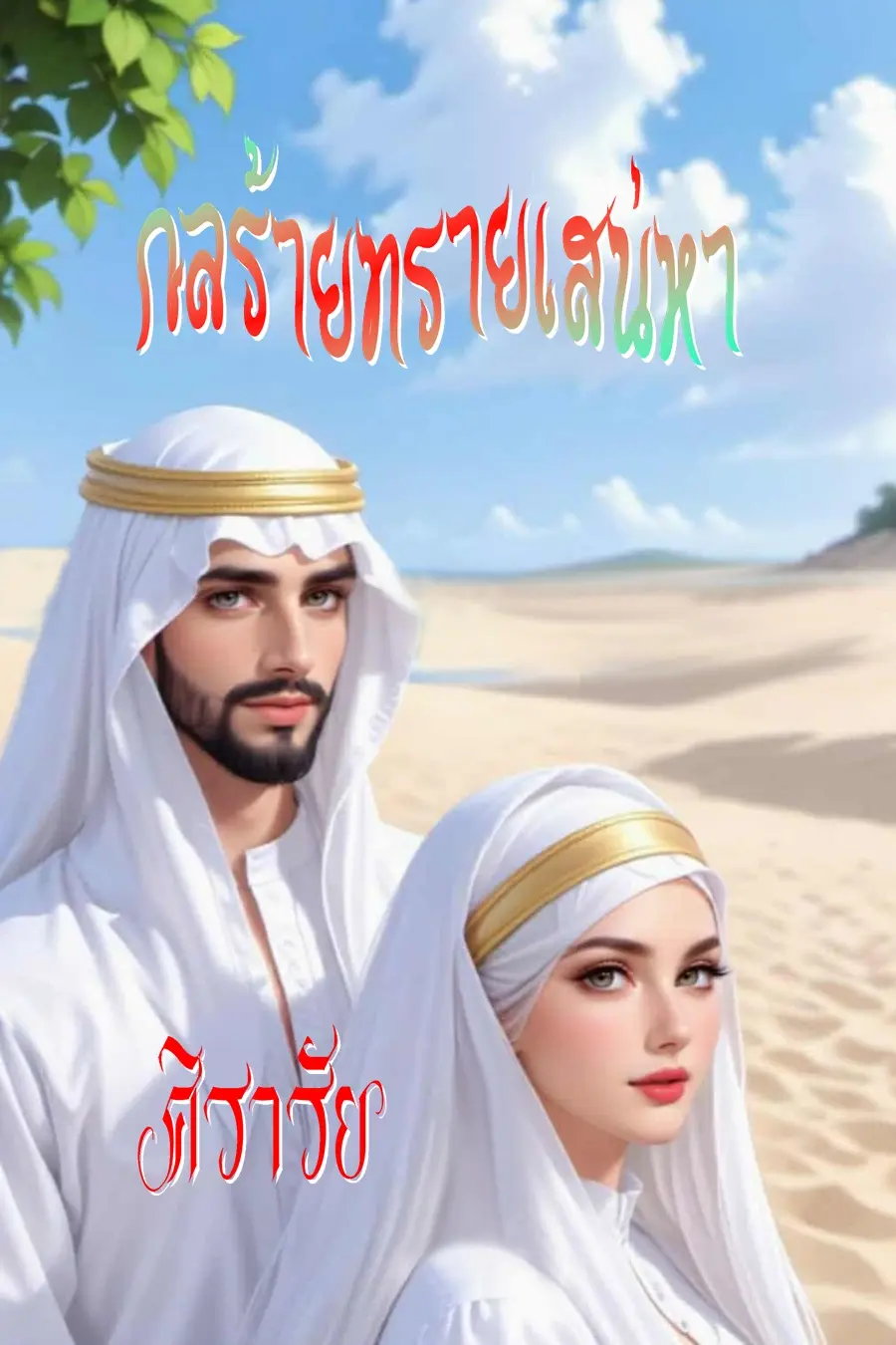 ปกนิยาย กลร้ายทรายเสน่หา