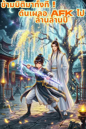 ปกนิยาย ข้ามมิติมาทั้งที ดันเผลอ AFK ไปล้านล้านปี!