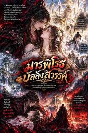 ปกนิยาย มารพิโรธบัลลังก์สวรรค์