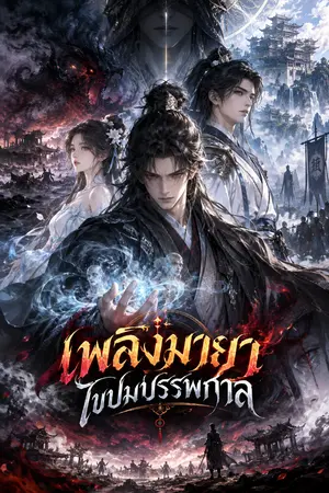 ปกนิยาย เพลิงมายาไขปมบรรพกาล