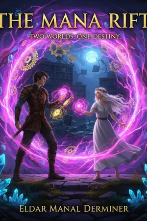 ปกนิยาย รอยแยกแห่งมานา  (The Mana Rift )