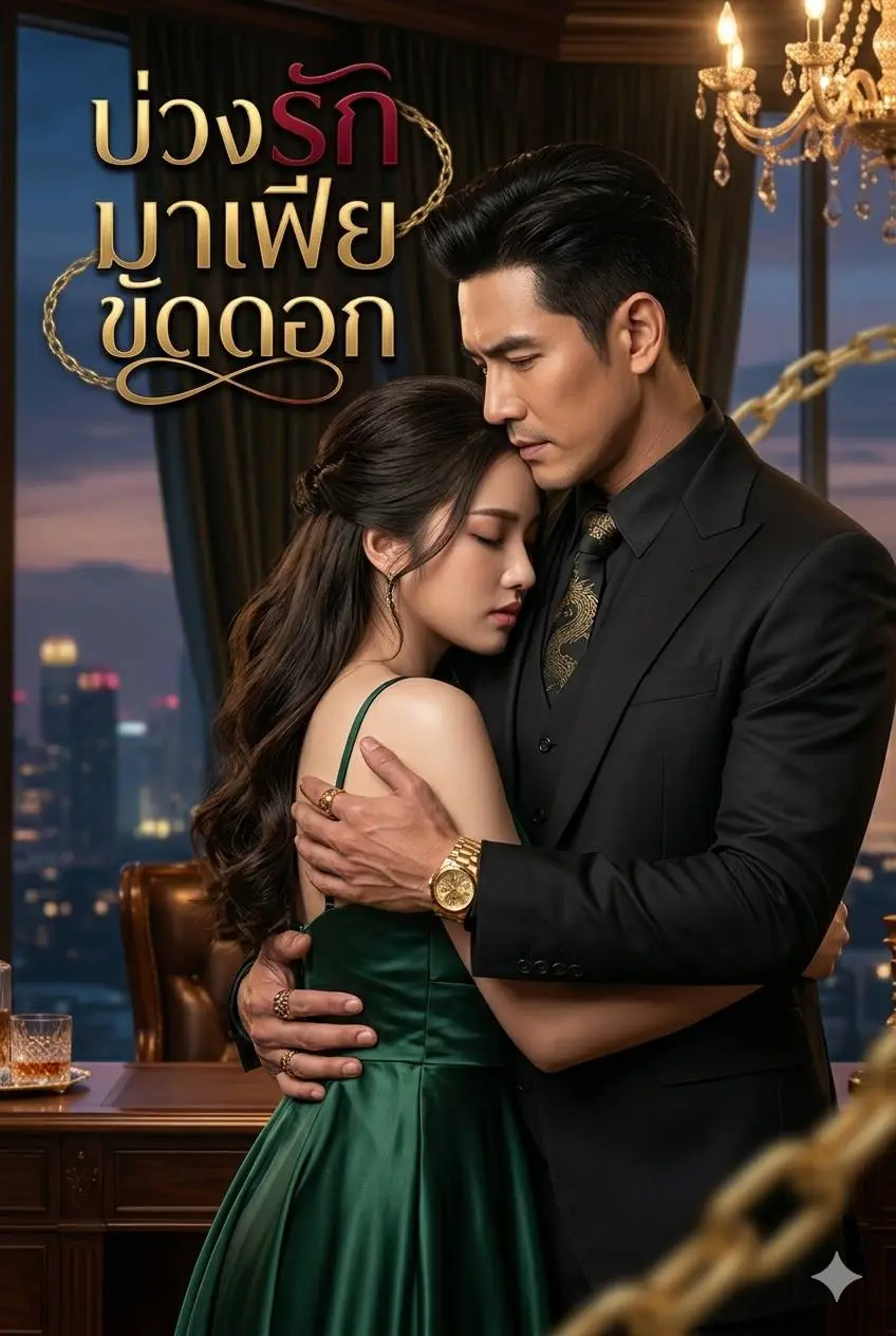 ปกนิยาย บ่วงรักมาเฟียขัดดอก
