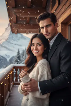 ปกนิยาย ใต้ไอหนาวและเงาใจ (Cold Mist, Warm Heart)