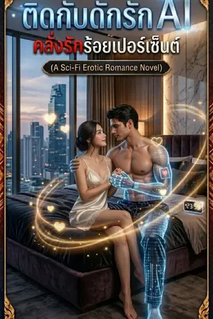 ปกนิยาย ติดกับดักรัก AI คลั่งรักร้อยเปอร์เซ็นต์