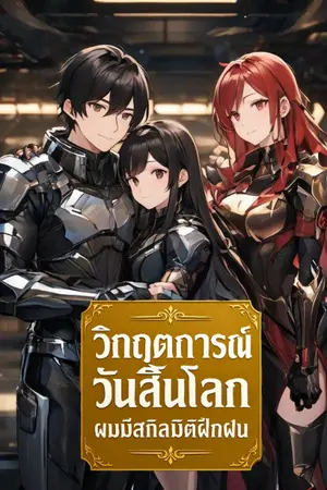 ปกนิยาย วิกฤตการณ์วันสิ้นโลก : ผมมีสกิลมิติฝึกฝน