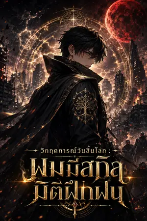 ปกนิยาย วิกฤตการณ์วันสิ้นโลก : ผมมีสกิลมิติฝึกฝน