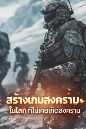 ปกนิยาย สร้างเกมสงครามในโลก ที่ไม่เคยเกิดสงคราม
