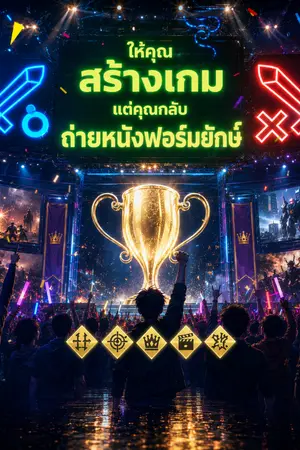 ปกนิยาย ให้คุณสร้างเกม แต่คุณกลับถ่ายหนังฟอร์มยักษ์