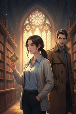 ปกนิยาย ปริศนารักในห้วงบรรณสาร