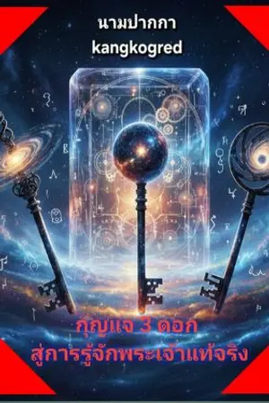 ปกนิยาย กุญแจ 3 ดอก สู่การรู้จักพระเจ้าแท้จริง