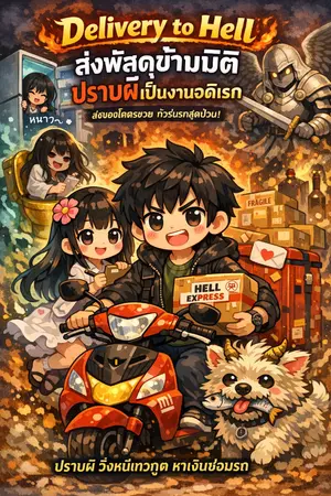 ปกนิยาย Delivery to Hell: ส่งพัสดุข้ามมิติ ปราบผีเป็นงานอดิเรก