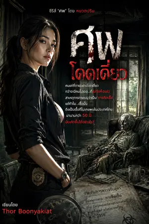 ปกนิยาย "ศพโดดเดี่ยว" ซี่รี่ส์สืบสวนชุด"ศพ" ของหมวดปริมนักสืบสาว