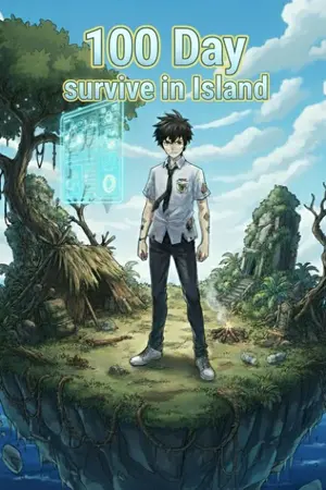 ปกนิยาย 100+วันเอาชีวิตรอดบนเกาะ
