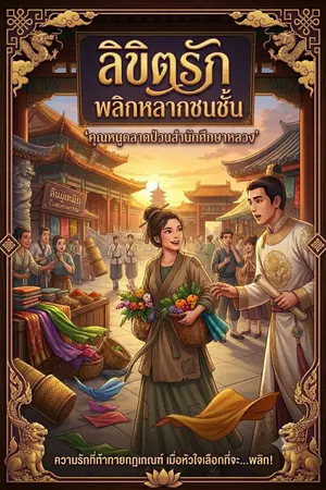 ปกนิยาย ลิขิตรักพลิกหลากชนชั้น คุณหนูตลาดป่วนสำนักศึกษาหลวง