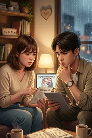 ปกนิยาย แต่งงานในนาม? แต่ระบบหัวใจมันบอกว่ารัก
