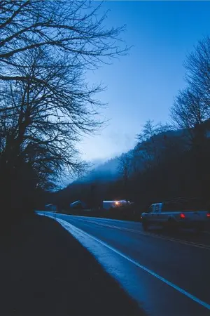 ปกนิยาย เรื่องลี้ลับ ณ ตอนที่ผมขับรถตอนกลางคืน