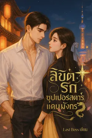 ปกนิยาย ลิขิตรักซุปเปอร์สตาร์แดนมังกร