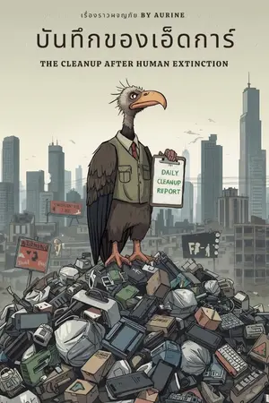 ปกนิยาย บันทึกของเอ็ดการ์ : งานเก็บกวาดหลังมนุษย์สูญพันธุ์