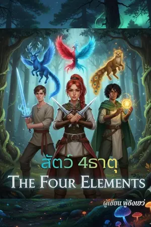 ปกนิยาย สัตว์ 4ธาตุ