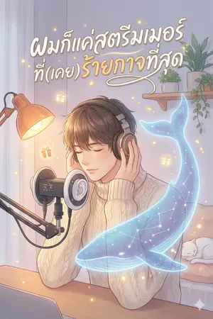 ปกนิยาย ผมก็แค่สตรีมเมอร์ที่(เคย)ร้ายกาจที่สุด