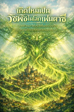 ปกนิยาย เกิดใหม่เป็นวัชพืชในโลกแฟนตาซี จากการเอาตัวรอดในเมืองแรก สู่การเทกโอเวอร์ทั้งทวีปและพระเจ้า