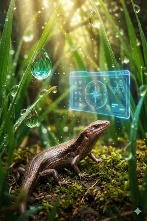 ปกนิยาย เกิดใหม่เป็นจิ้งเหลน ดันมีระบบราชันย์วิวัฒนาการ!