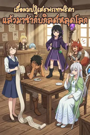 ปกนิยาย เมื่อผมปฏิเสธพรเทพธิดา แล้วมาซ่ากับกิลด์หลุดโลก