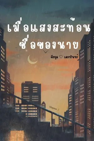 ปกนิยาย เมื่อแสงสะท้อนชื่อของนาย