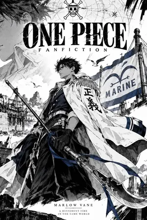 ปกนิยาย ONE PIECE | มาร์โล เวน นายทหารเรือจากต่างโลก