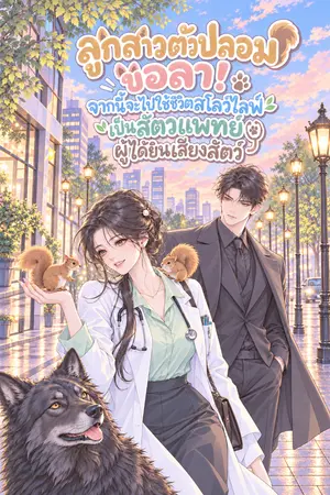 ปกนิยาย ลูกสาวตัวปลอมขอลา! จากนี้จะไปใช้ชีวิตสโลว์ไลฟ์เป็นสัตวแพทย์ผู้ได้ยินเสียงสัตว์
