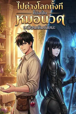 ปกนิยาย ไปต่างโลกทั้งทีก็ยังเป็นหมอนวดเหมือนเดิมเนี่ยนะ!