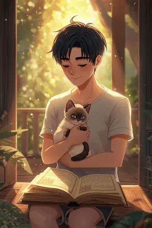 ปกนิยาย ตกงานแล้วไง? ผมกลับบ้านไปเพาะพันธุ์แมวมงคล!