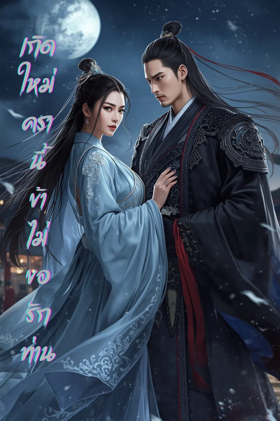 ปกนิยาย เกิดใหม่ครานี้ ข้าไม่ขอรักท่าน เล่ม 1