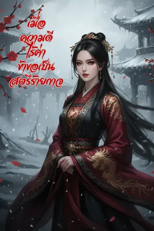 ปกนิยาย เมื่อความดีไร้ค่า ข้าขอเป็นสตรีร้ายกาจ