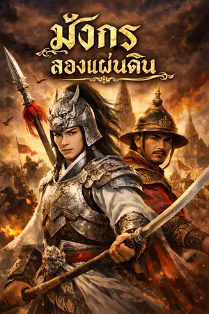 ปกนิยาย มังกรสองแผ่นดิน