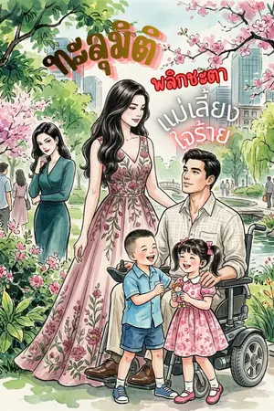 ปกนิยาย ทะลุมิติ พลิกชะตาแม่เลี้ยงใจร้าย