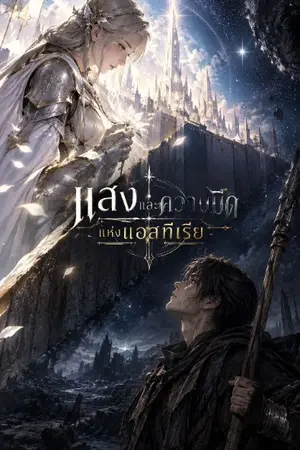 ปกนิยาย แสงและความมืดแห่งแอสทีเรีย