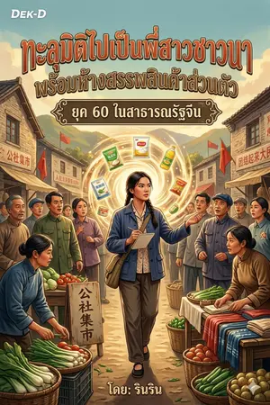 ปกนิยาย ทะลุมิติไปเป็นพี่สาวชาวนาพร้อมห้างสรรพสินค้ส่วนตัวในยุค60า