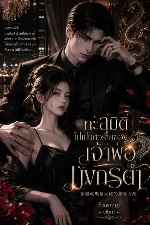 ปกนิยาย ทะลุมิติไปเป็นตัวร้ายของเจ้าพ่อมังกรดำ